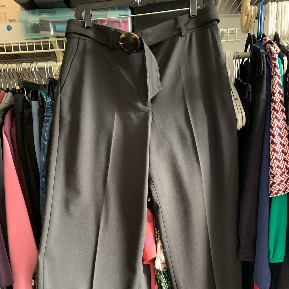 Club Monaco black slacks with buckle size 12